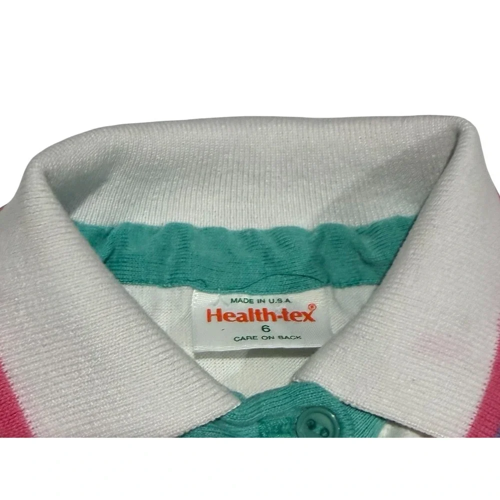 Vintage‎ Health-tex Kids Skateboard Sweatshirt and Joggers Set White Blue Size 6